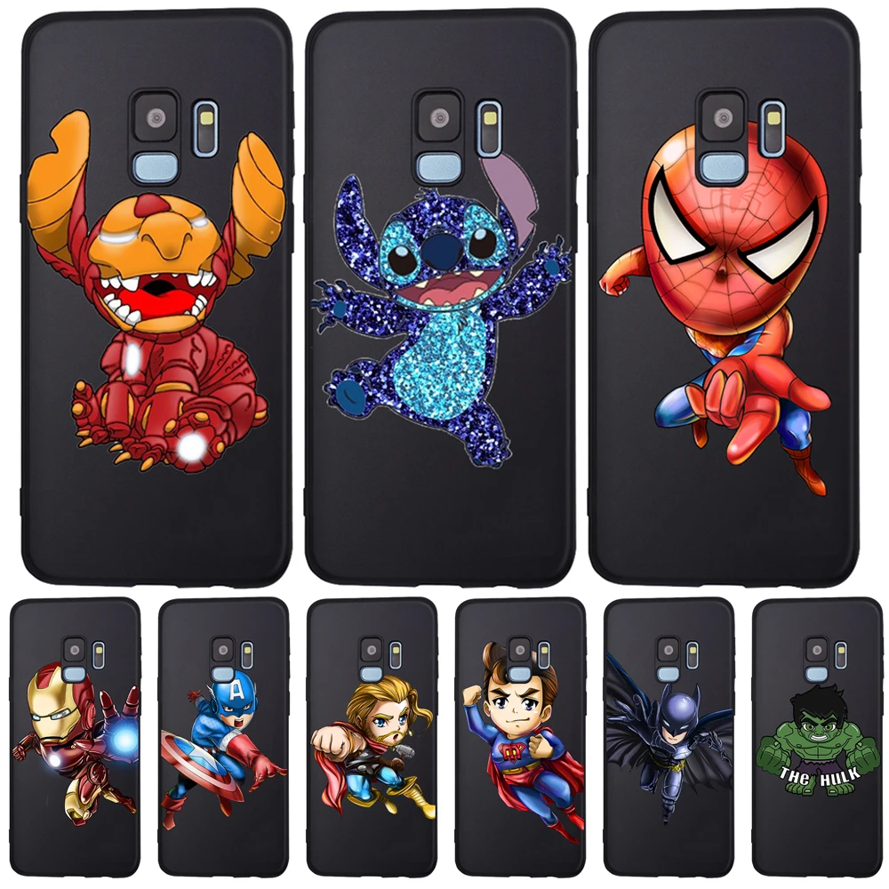 С героями комиксов Марвел, Stitch "сделай сам" для Samsung Galaxy S6 S7 край S8 S9 S10 Plus Note 8 9 A20 A30 A40 A50 A70 телефон чехол Etui