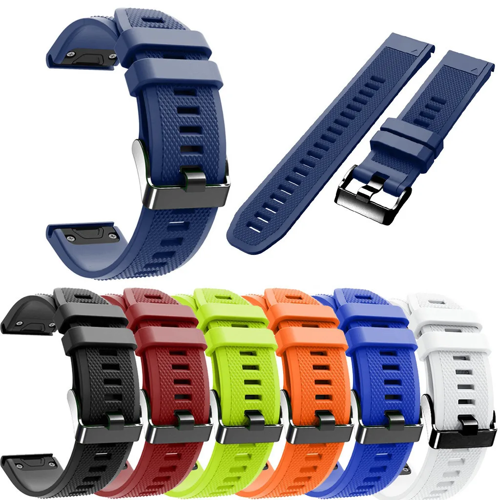 

Replacement TPU Soft WatchBand Strap For Garmin Fenix 5X/5X Plus/Fenix 3/3 HR
