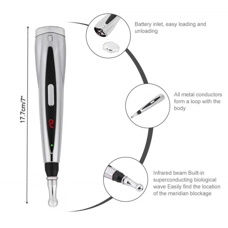 Электрическая лазерная терапия Ручка Массажер для тела артрит для снятия боли в мышцах прибор для акупунктуры инструменты для красоты