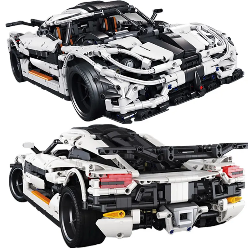 

Technic Series MOC Koenigsegg One 1 Racing Sport Cars Model Bricks Building Blocks Toys For Children Compatible Car Sets