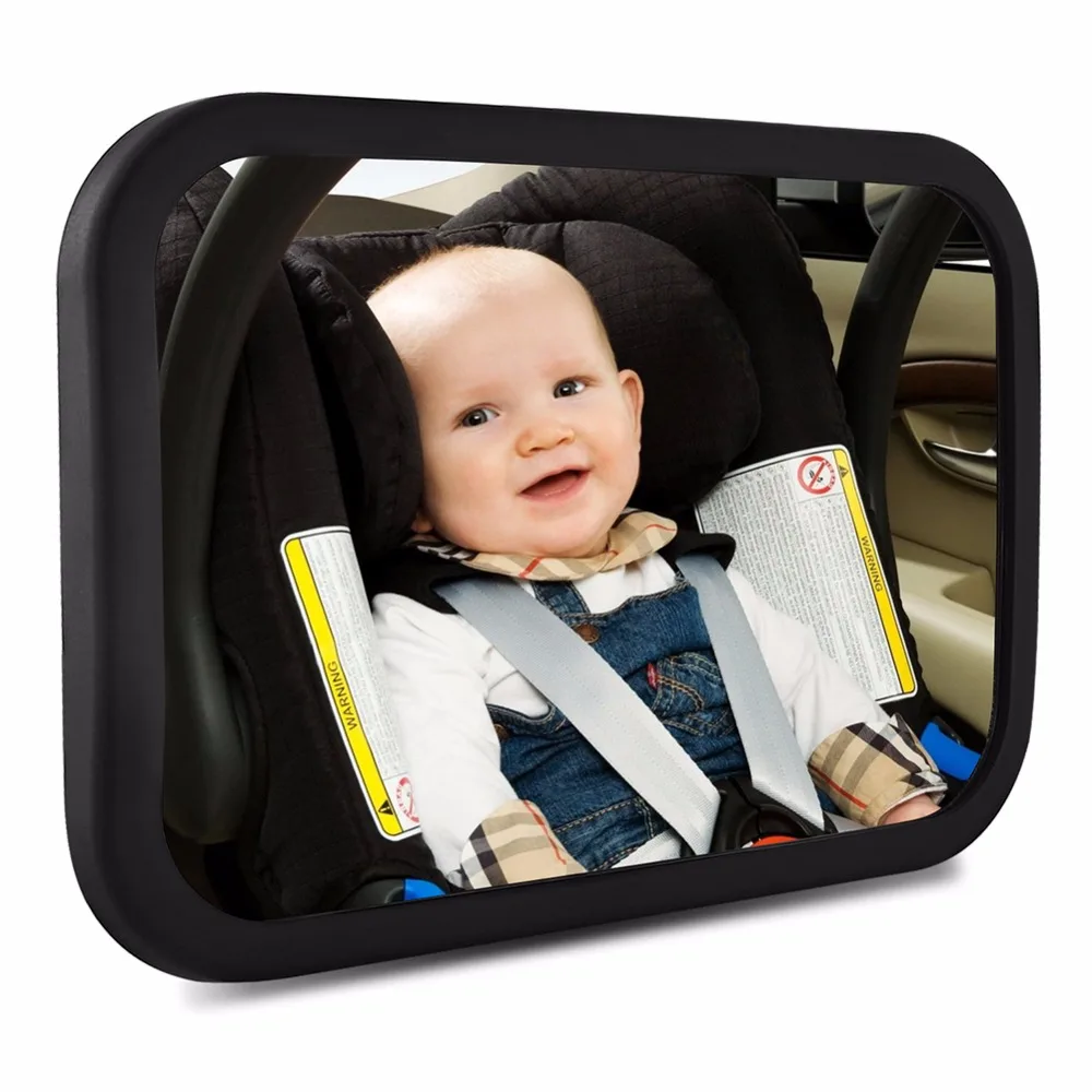 Baby Car Back Seat Mirror for Rear Facing Car Seats, Fully Adjustable