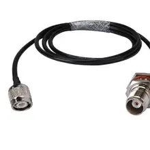 РФ электрические Провода коаксиальный кабель Терминал TNC мужчин и женщин BNC с RG58 60 см для Беспроводной Телевизионные антенны