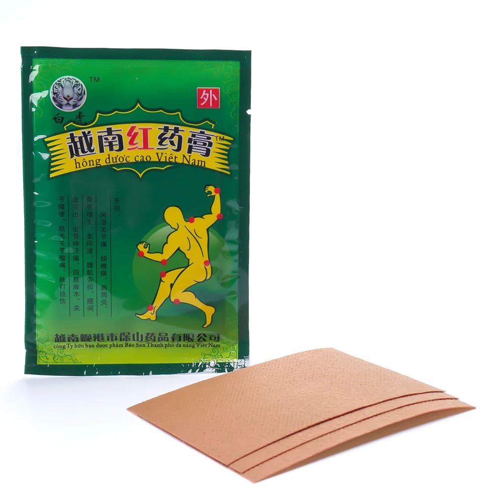 

8PCS/Lot Pain Relief Patch Vietnam white Tiger Balm Plaster Backache Muscular Pain Stiff Shoulder Cervical Joint Pain Arthritis