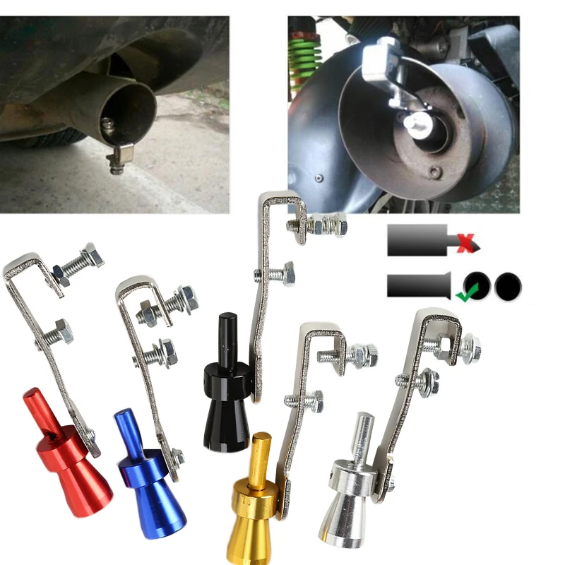 

23mm Medium Universal Car Exhaust Turbo Sound Whistle Muffler Exhaust Pipe Simulator Whistler 5 Colors to Choose