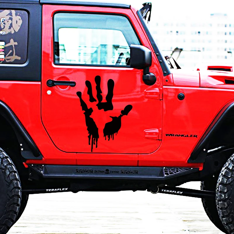 2x-zombie-mao-impressao-adesivo-andando-estilo-do-carro-dead-halloween-engracado-porta-do-carro-vinil-decalque-jdm