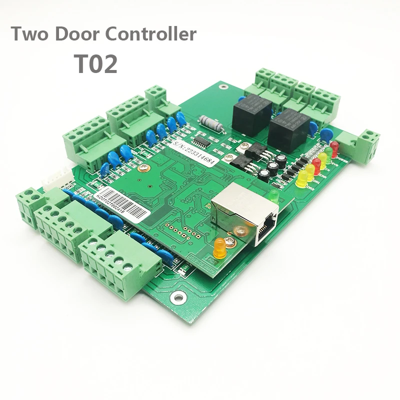 Wiegand RFID двухдверная тумба-Система контроля доступа 2 двери доступа Управление Панель TCP/IP двери контроллер доступа системы защиты T02