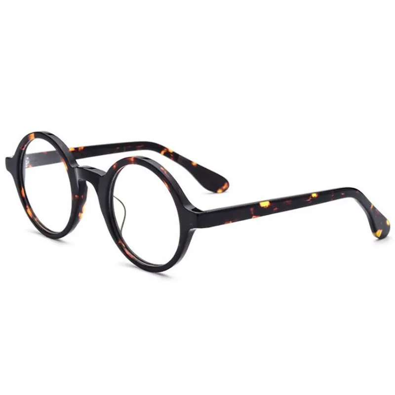 

HOTOCHKI Round Acetate Two sizes Large Small Eyeglasses Frame Optical Glasses Fashion Prescription Spectacles for Men and Women