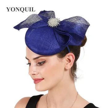 

Gorgeous nice Fascinators races Hats For Women Elegant female bow fascinator Hat Girls Ladies Formal Wedding dinner Dress Hats