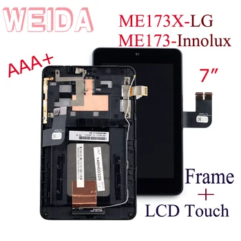 

WEIDA LCD Display For Asus Memo Pad ME173 ME173X Touch Screen LCD Assembly Replacement With Frame K00B
