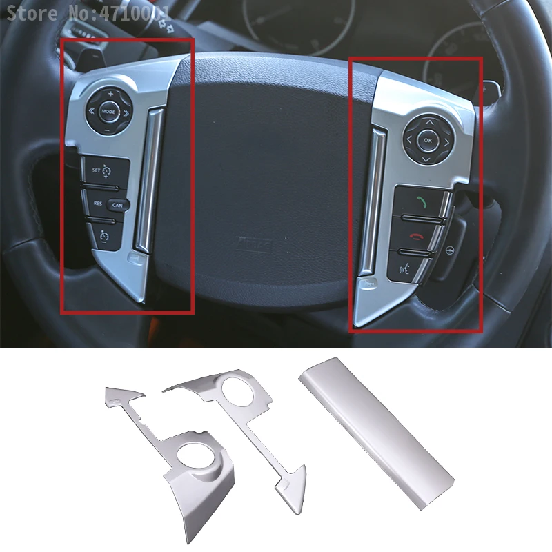 For Land Rover Discovery 4 2010-2016 Chrome Navigation Screen Decoration Trim