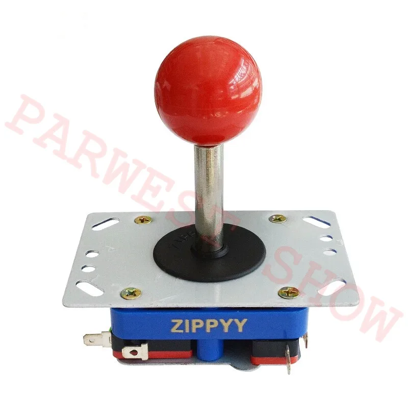 Zippy JAMMA Red Jamma 4 x Zippyy Short Shaft Ball Top Arcade Joysticks 2/4/8 Way 