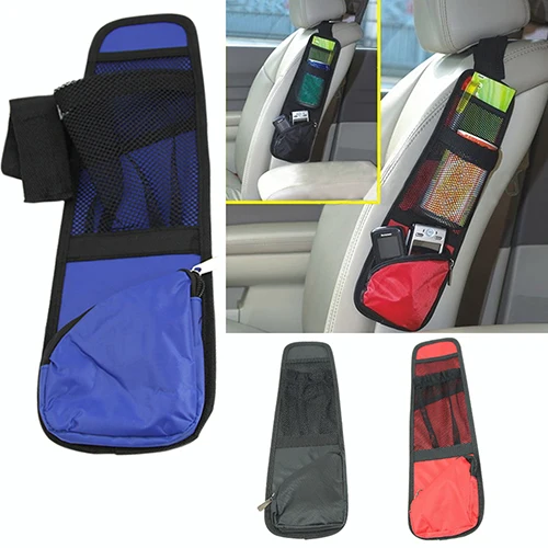 Car Seat Chair Side Bag Organizer Collector Storage Multi Pocket Holder