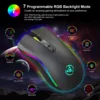 Hongsund New Macro Programming RGB 7200DPI Luminous Game Mouse Electric Race Cable Mouse 6 dpi File Adjustable Gaming Mouse ► Photo 3/5