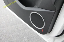

Lapetus Pillar A + Door Speaker Sound Cover Decoration Trim 8 Pcs Fit For Ford Kuga / Escape 2017 2018 2019 ABS Auto Accessories