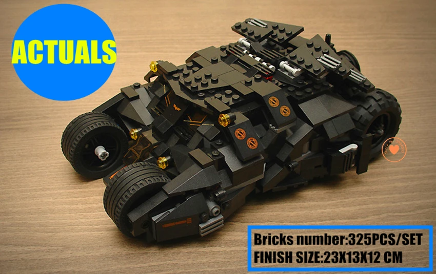 

Batman Tumbler bat-pot fit legoings 7888 super heroes DC Batmobile Joker Superman Model Building Block kit Bricks boy kit gift
