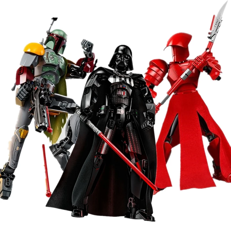 

StarWars 8 The Last Jedi Dark Lord of The Sith Building Blocks Toys for Children Compatible Star Wars Legoinglys 75534 75533