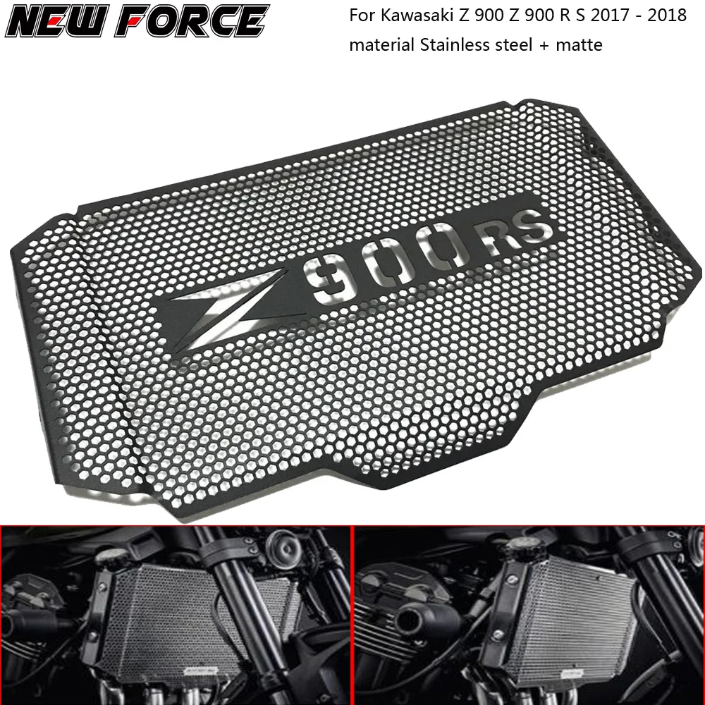 

2017 2018 Cafe Racer For Kawasaki Z900RS Z900 RS Full Radiator Guard Grille Motorcycle Accessories Moto Grill Protector Motor