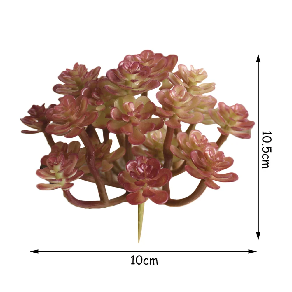 Креативные DIY Мини бонсай филиал аксессуары пластиковые искусственные суккуленты растение флористика DesktopMiniature искусственное ремесло