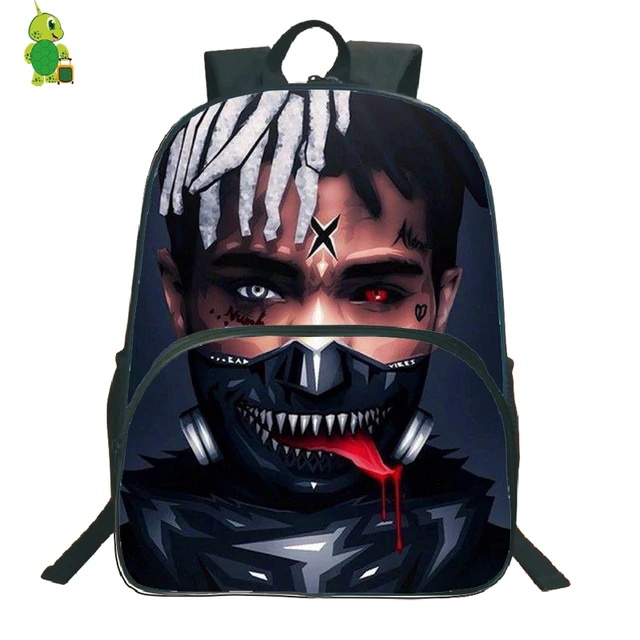 Popular Rapper Xxxtentacion Backpack School Bags for Teenagers Students Large Capacity Book Bags