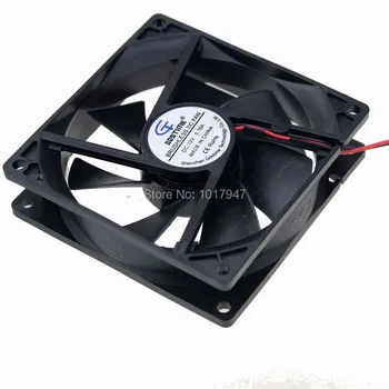

2Pieces lot Gdstime DC 12V 2Pin 9cm 92x92x25mm 9225B Dual Ball Brushless Cooling Fan