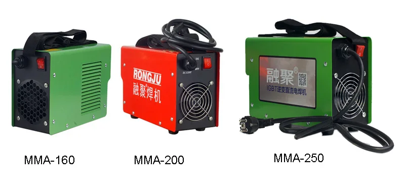 220 V MMA-250/200 160A Портативный бытовой Электрический сварочный аппарат мини-инвертор аппарат для дуговой сварки постоянного тока пройти сертификацию CE ROSH