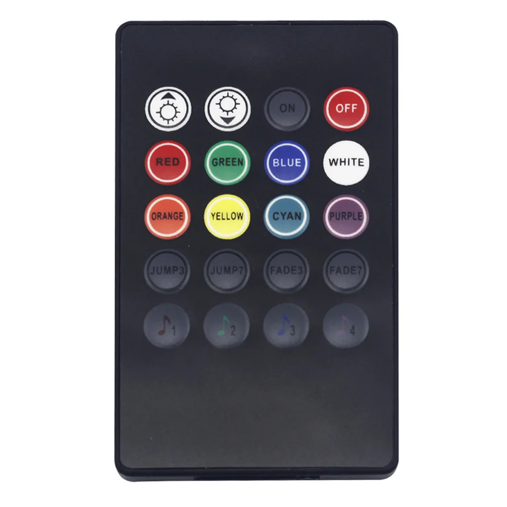20 клавиш музыкальный голосовой датчик управления ler Sound IR пульт дистанционного управления практичная домашняя вечерние RGB 3528 5050