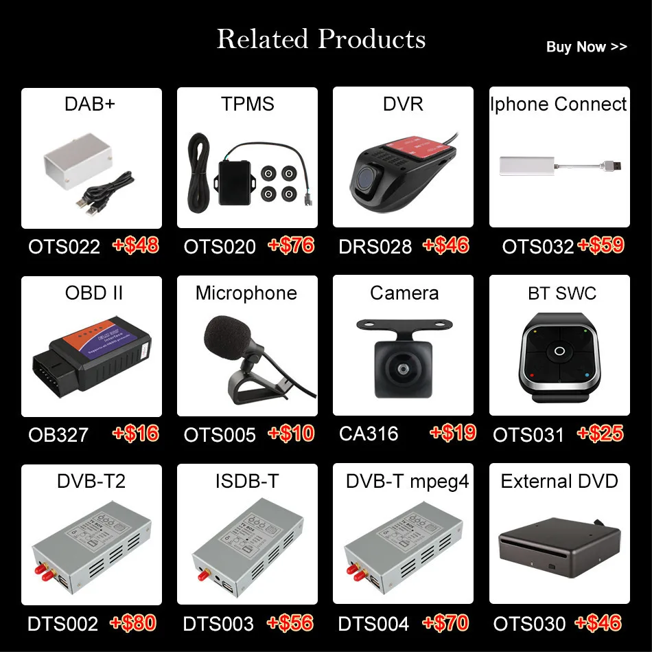 Excellent for Ford Kuga 2013 2014 2015 2016 2017 Car Android Unit 1 2Din radio Stereo Audio GPS navigator DVD Vehicle Multimedia Player PC 30