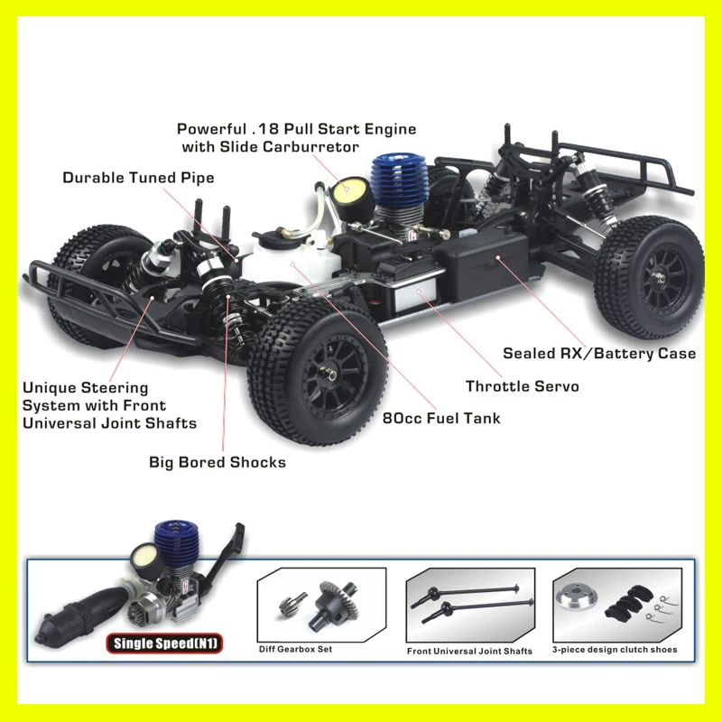 80cc rc car
