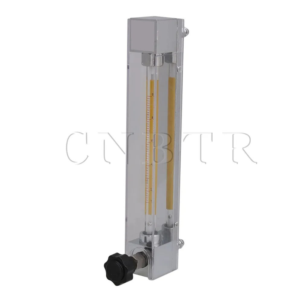 

CNBTR LZB-4 1-10L/h Clear Flow Meter for Water Gasoline Liquid Flow Rate with 2/5in Hose Thread