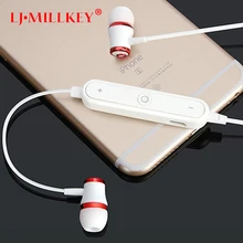 S6 Bluetooth V4.1 Earphones Fone De Ouvido Bluetooth Headset Wireless Sports Earbuds for Mobile Phone LJ-MILLKEY LZ001