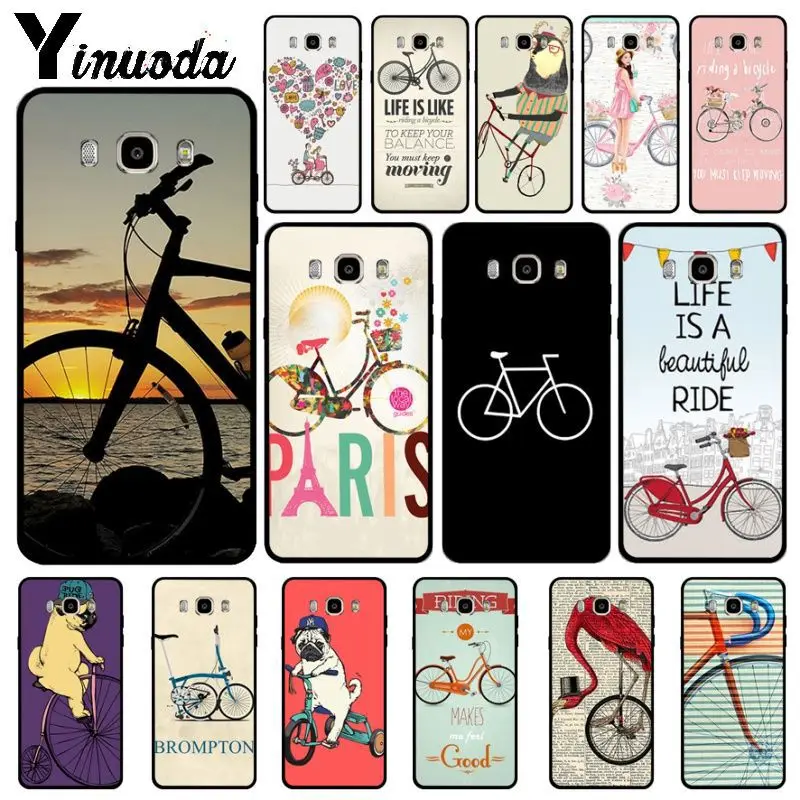 

Yinuoda life is liking a ride bicycle bike dog Phone Case Cover For Samsung Galaxy j2prime j4plus j6plus j7 prime j8 2018 Cover