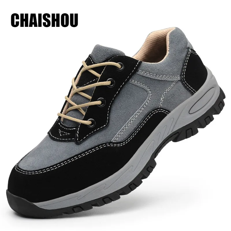 shoes Men Steel Toe Work Safety Shoes Lightweight Breathable Anti-smashing Anti-puncture Non-slip Reflective Casual Sneaker C486 shoes Men Steel Toe Work Safety Shoes Lightweight Breathable Anti-smashing Anti-puncture Non-slip Reflective Casual Sneaker C486