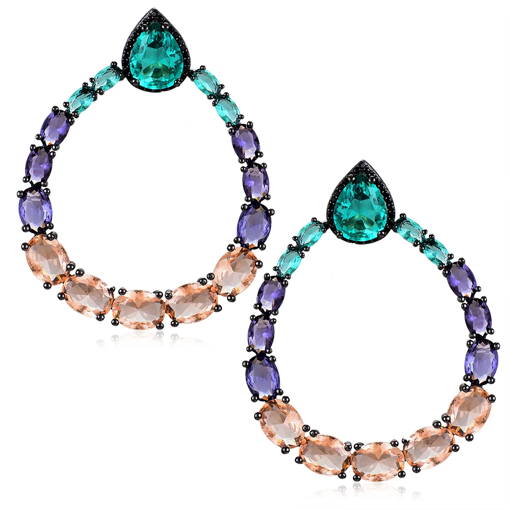 

missvikki Shiny boucle d'oreille femme 2019 Earrings for Women Wedding Prom Party Daily Occasion Earring Jewelry Unique Design