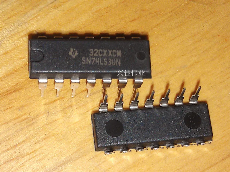 10PCS 74LS30 SN74LS30N HD74LS30P DIP 14 8 positive input NAND gate