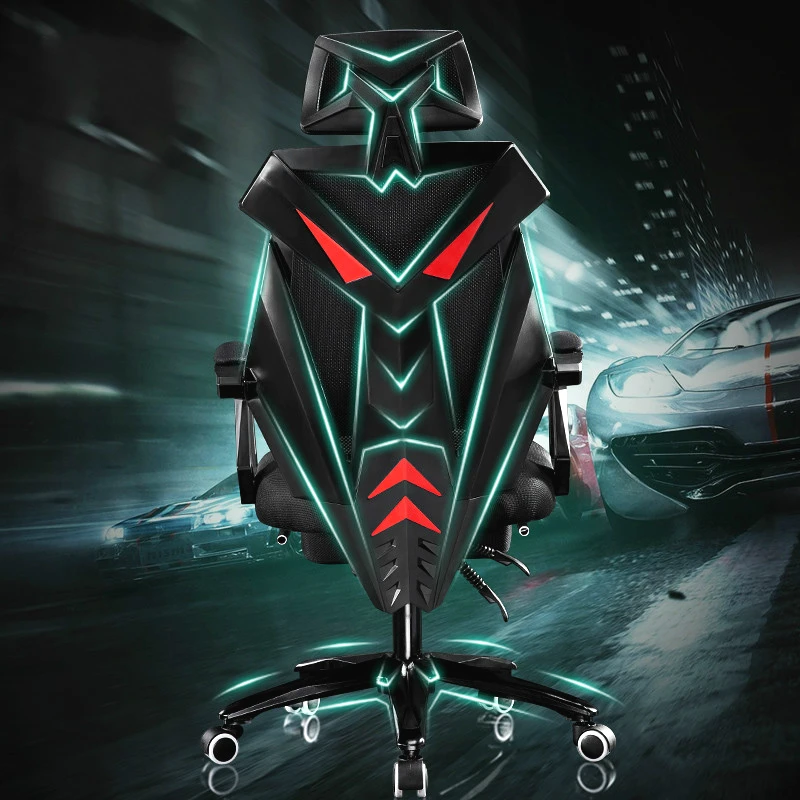 Gaming Chair Multi-function Lifting Office Boss Chair Lying Rotation Computer Chair with Waist Pill