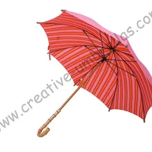 Доступны прямые Зонты из натурального бамбука, двухслойные, открытые вручную для рынка Испании, высококачественный выбор зонта