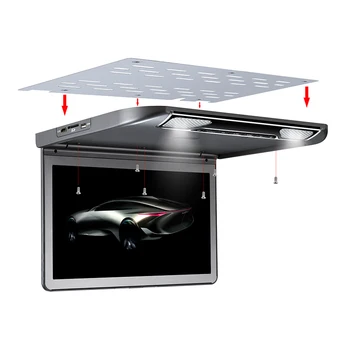 

13.3 inch HD Media Player Roof Monitor with USB SD HDMI IR FM transmitter MP5 Player