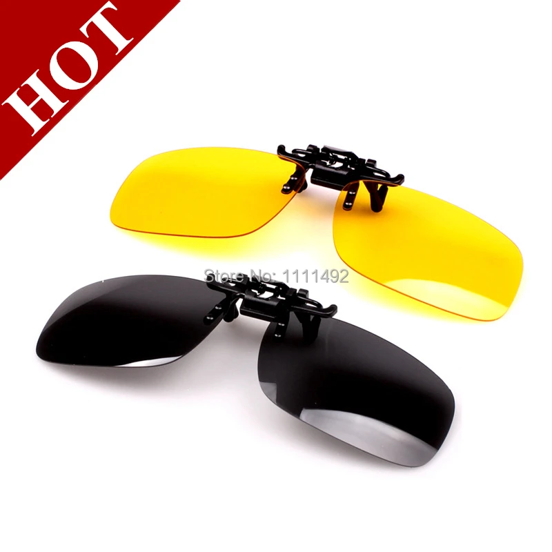 

Yellowrock 2015 New Brand Polarized Sunglasses Men Women Sports Myopia Clip Sun Glasses Driving Glass Clip Day Night Vision