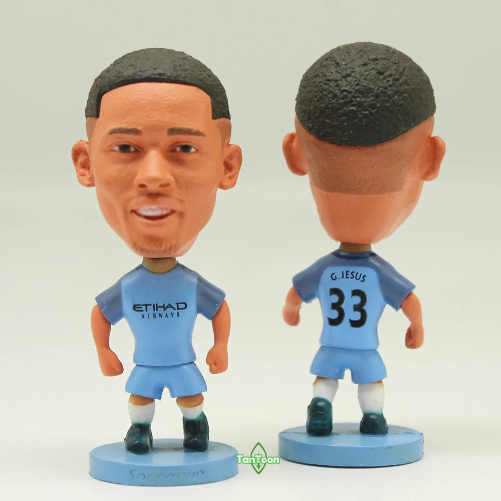 

Soccer Star 6.5 cm Height Resin Dolls Premier League Gabriel Jesus (MC-2017) Season 2.5" Action figure toys