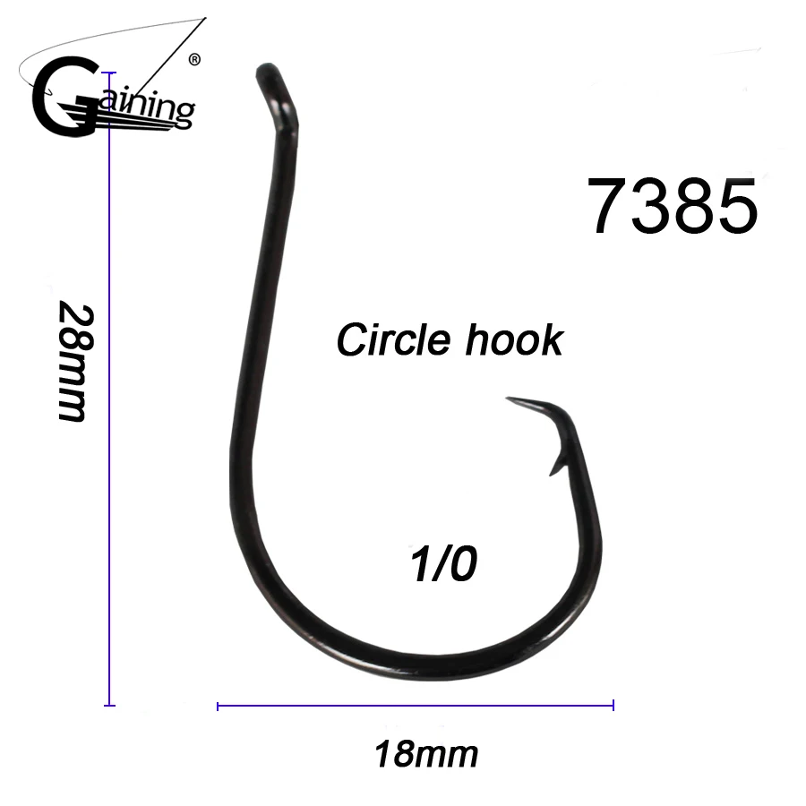 3 50 x #10 #20 #30 #40 #50 #60 #70 #80 #90 #100 Chemically  Sharpened Octopus Circle Fishing Hooks, Fishing   Tackle