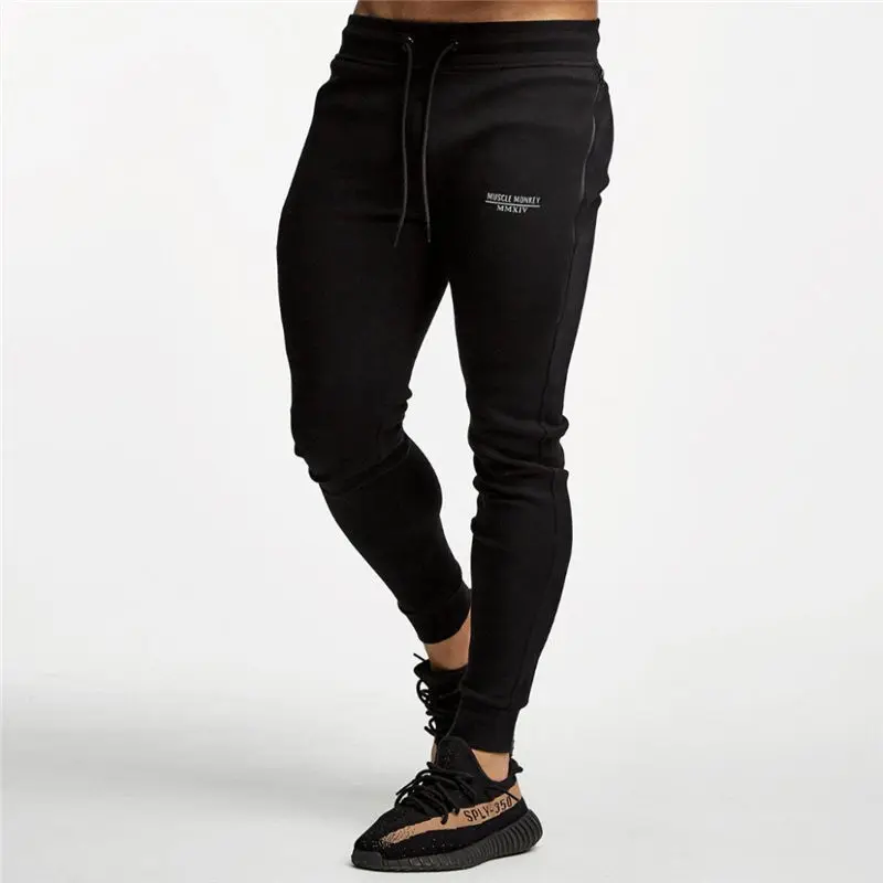 Jogger Pants Men Cotton Sweatpants-4