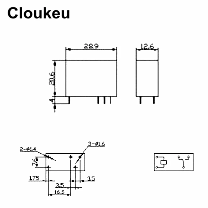 100 шт. реле DIP8 SMI-05VDC-SL-2C SMI-12VDC-SL-2C SMI-24VDC-SL-2C 5A
