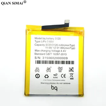 

New High Quality 3120 3030mAh battery & repair tools For BQ Aquaris M5 phone + Tracking number