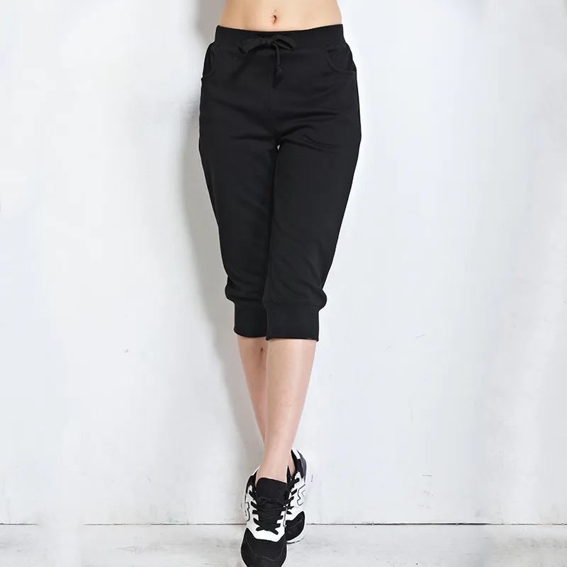 Women's summer Seven Length Harem Pants Large Size 5XL 6XL Gray Casual Joggers Sweatpants trousers Capri female Women's summer Seven Length Harem Pants Large Size 5XL 6XL Gray Casual Joggers Sweatpants trousers Capri female
