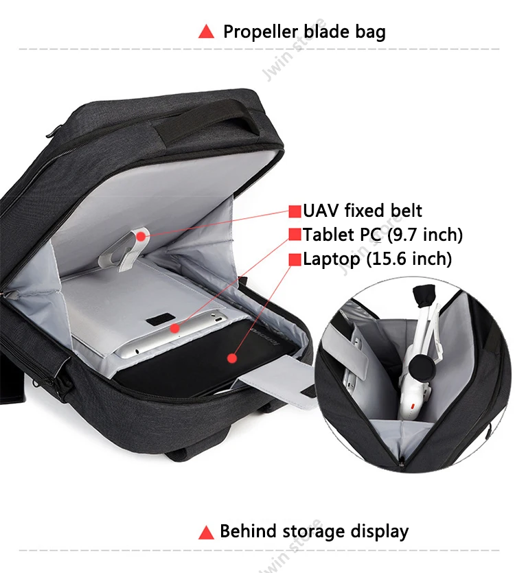 CADeN сумка для дрона для Xiao mi многофункциональная деловая дорожная сумка для ноутбука рюкзаки водонепроницаемый нейлоновый Дрон рюкзак Чехлы для mi UAV W8