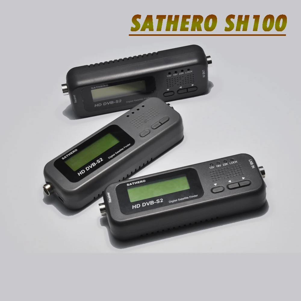 Sathero SH-100HD цифровой спутниковый искатель спутниковый ТВ приемник DVB-S/S2 HD сигнал метр USB 2,0 спутниковый искатель