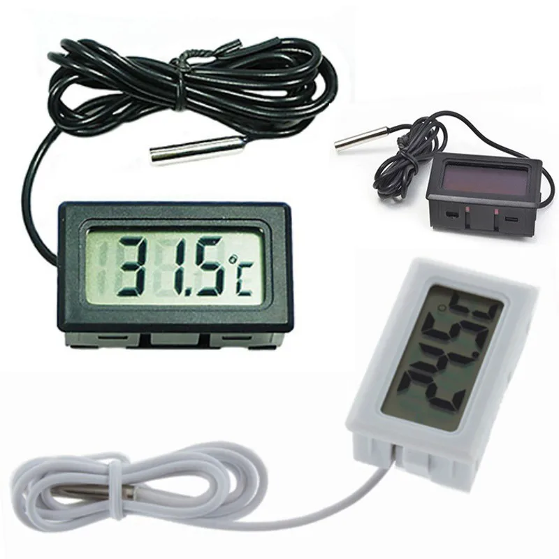 

Digital LCD Fish Tank Waterproof Temperature Thermometer Meter Reptile Aquarium
