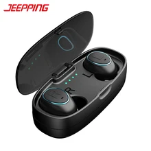 HTK18 TWS Invisible Mini Headphones 3D Stereo Hands-free Noise Reduction Bluetooth Headset Wireless Earphones and Power Bank box