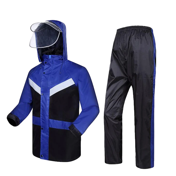 New High visibility fashion rainwear rain suit reflective jacket