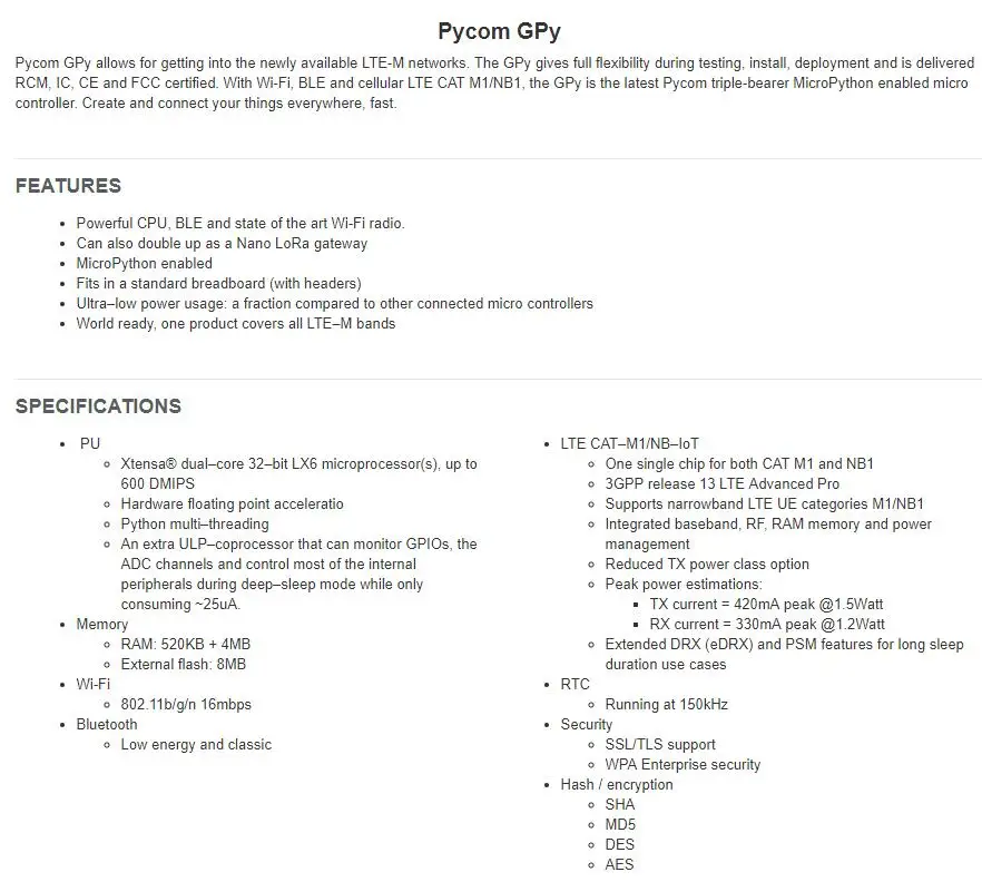 GPY INFO